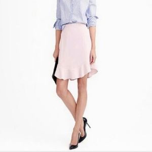 J. Crew Light Pink Swing Skirt